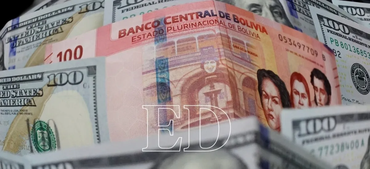 El dólar pasa de Bs 10,40 a Bs 10,50 en 24 horas