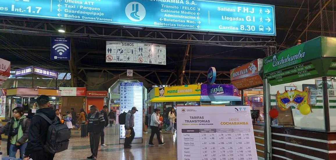 El pasaje entre departamentos subió casi el doble, alerta el Defensor del Pueblo, que inspeccionó 19 terminales