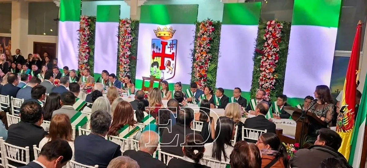 Esta noche la ALD cruceña tendrá su sesión de honor; Costas, Camacho y Antelo serán condecorados