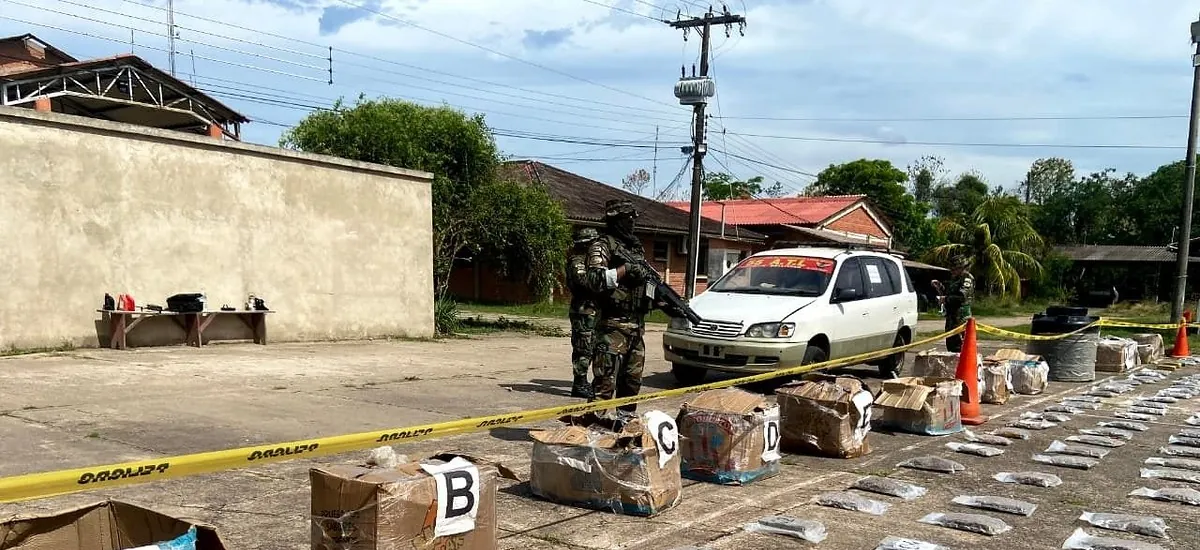 Incautan cerca de 400 kilos de marihuana en dos operativos realizados en Beni