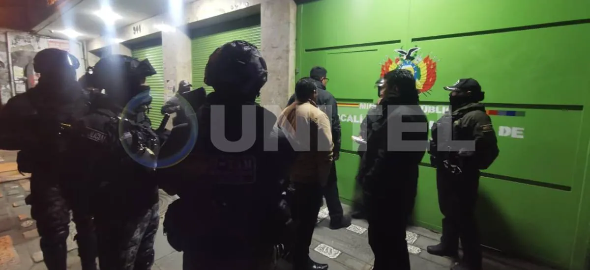 Intervienen las fiscalías en La Paz, Santa Cruz y Chuquisaca tras la aprehensión de Mariaca