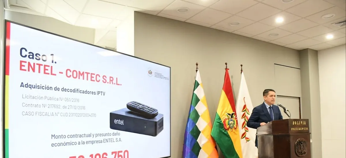 Denuncian presunto daño de Bs 52 millones en Entel y la firma de 52 contratos con el mismo proveedor