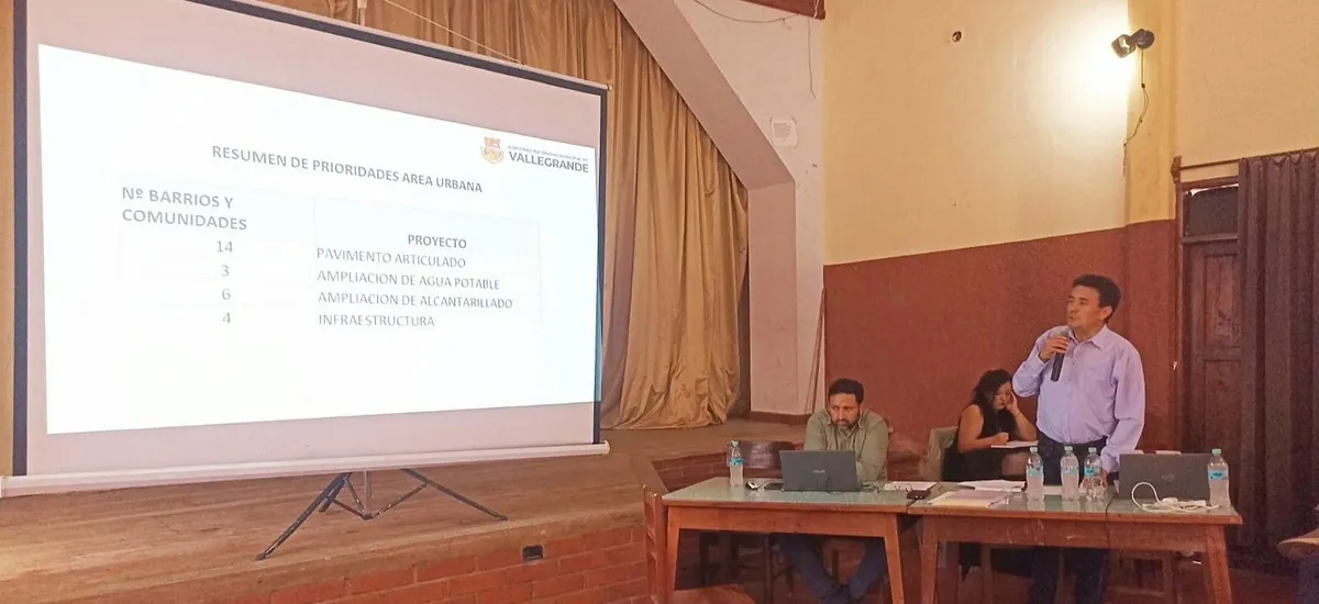 A 100 días de trabajo del alcalde Vargas, Vallegrande aprueba su POA 2027