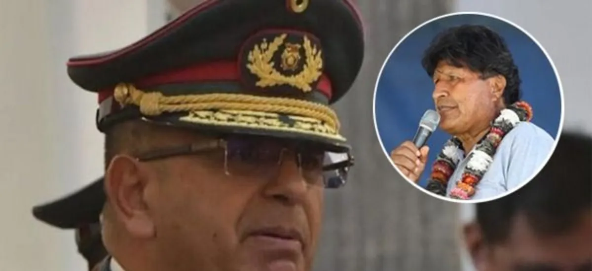 Comandante militar tras la amenaza de Evo: Las FF.AA. están listas para defender al pueblo