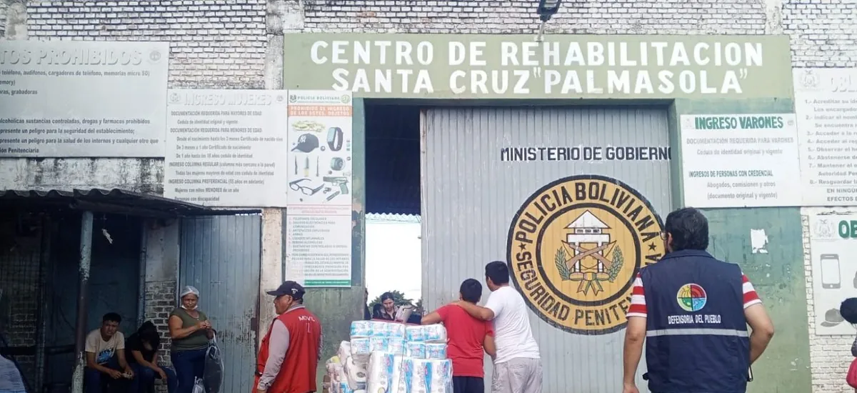 Palmasola: internos denuncian que se quedarán sin comida desde el 25 de septiembre