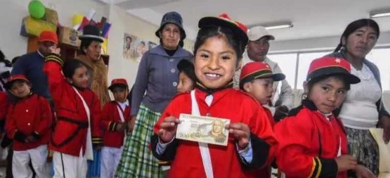 Pago del Bono Juancito Pinto se prevé desde el 21 de septiembre bajo cuatro modalidades