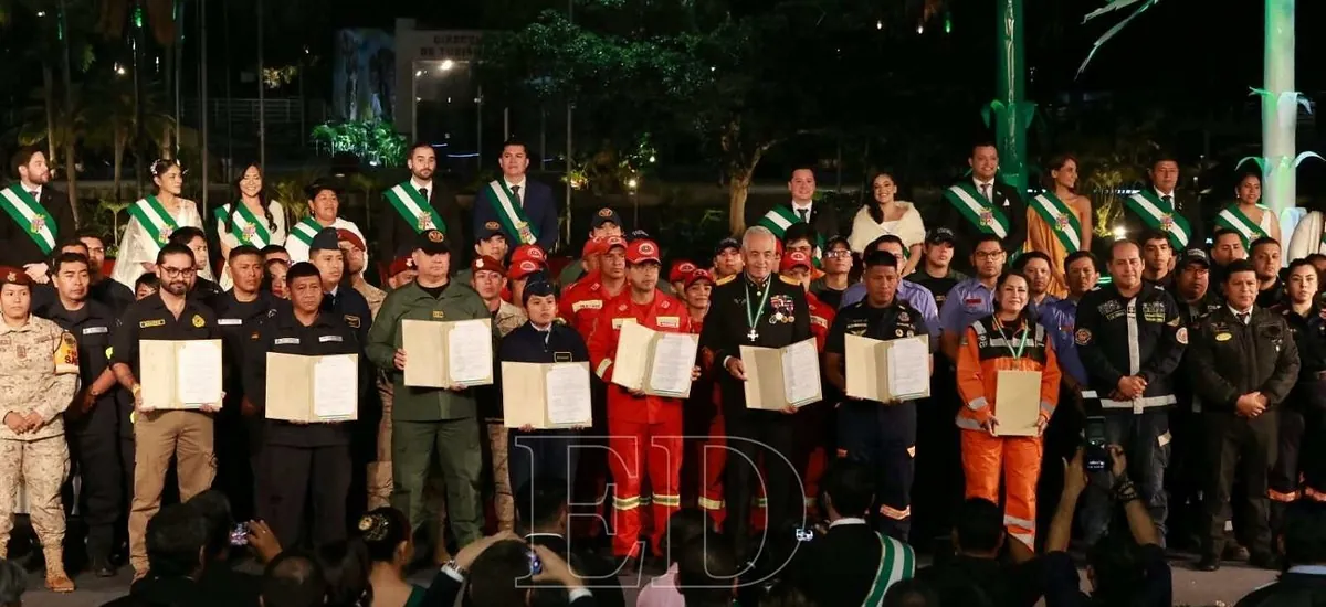 Los bomberos voluntarios son declarados "Hijos Ilustres" de Santa Cruz de la Sierra