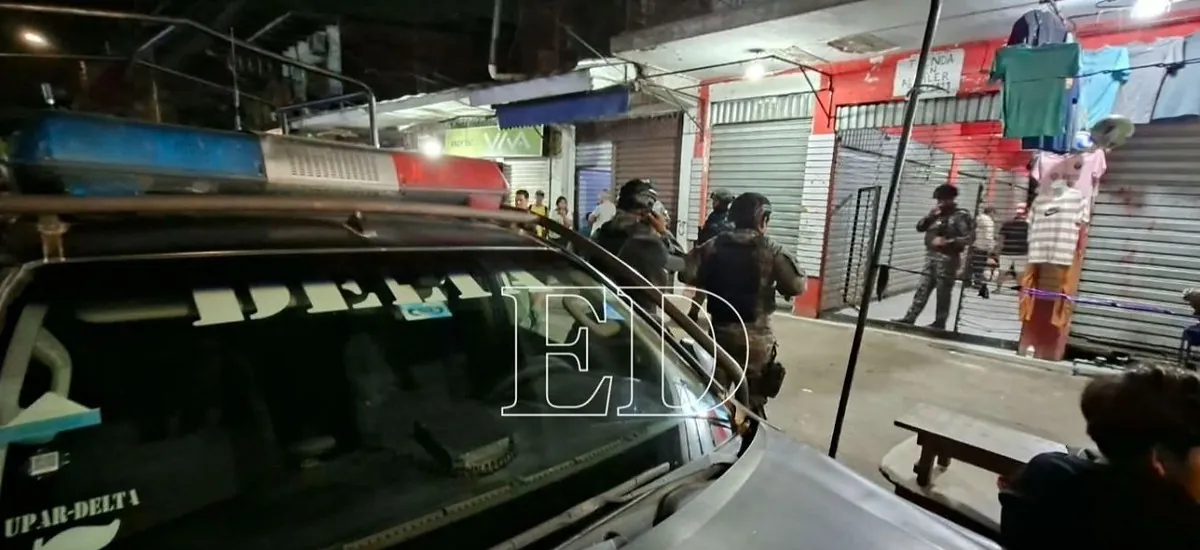 Detienen a dos personas por uso de arma de fuego en el mercado Los Pozos