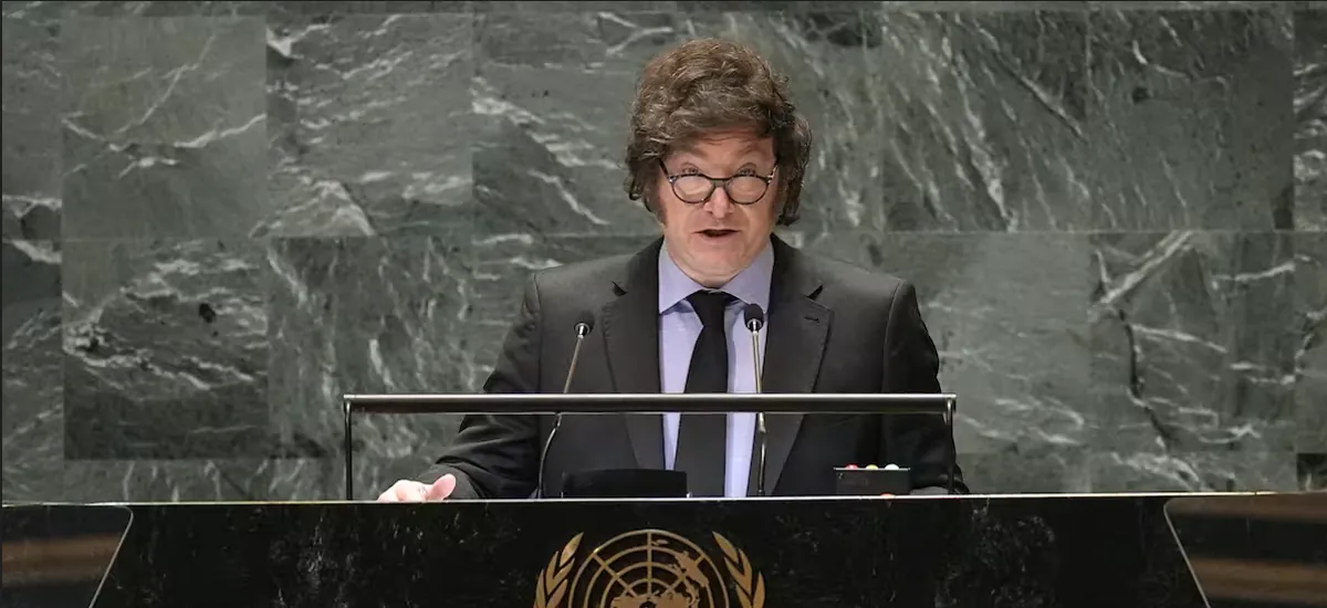 Milei dice que la ONU es una “organización inútil” que alimenta a una “casta de parásitos”