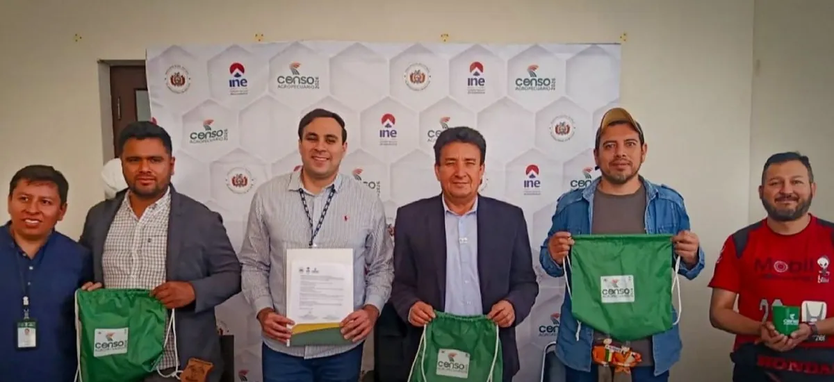 Vallegrande registra un 20% de avance en el Censo Agropecuario
