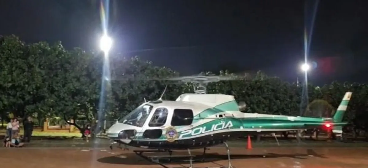 Policía despliega Plan Alto Impacto en Santa Cruz con más de 60 vehículos y patrullaje aéreo