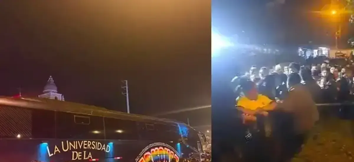 Grupo musical de cumbia abandona concierto en medio de una balacera