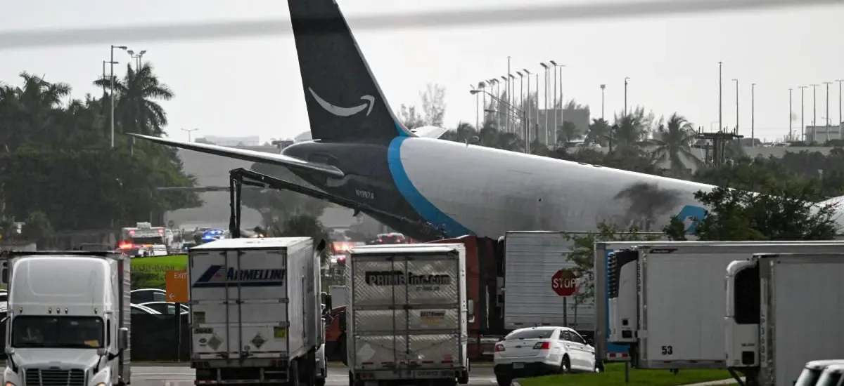 El accidente del avión de carga en el aeropuerto de Miami deja cinco muertos