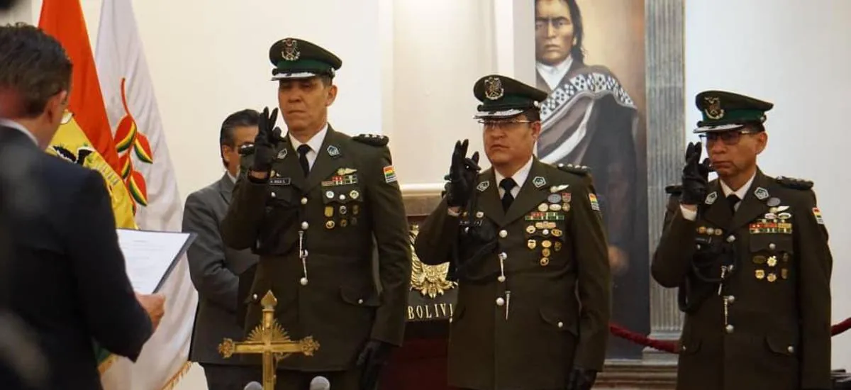 Este es el nuevo Alto Mando Policial posesionado por Paz tras la salida de Sokol
