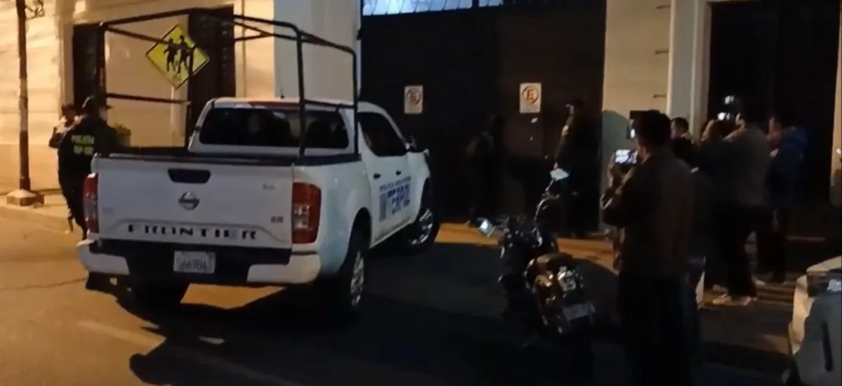 Policía interviene la Fiscalía en Sucre tras la aprehensión de Mariaca y Zeballos