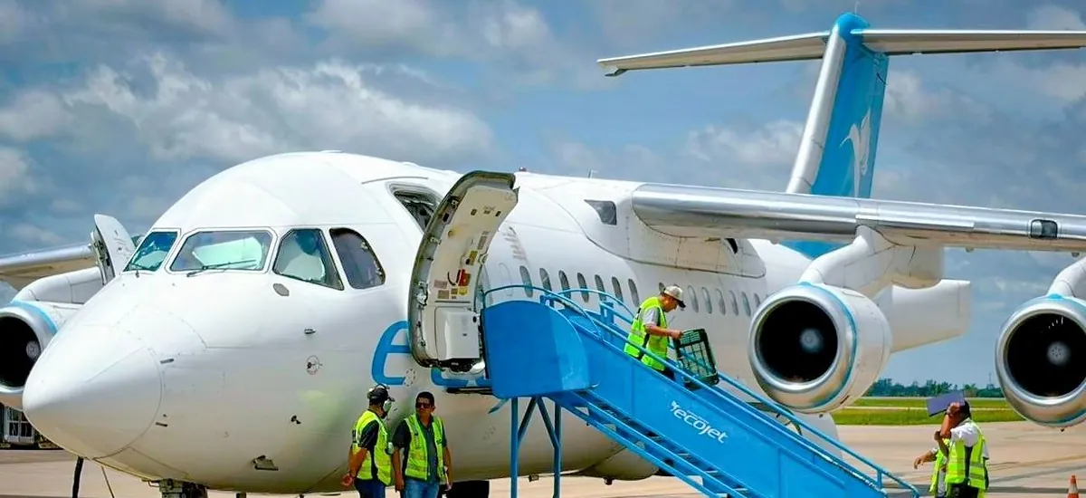 Ecojet retorna a Sucre y Tarija tras años de ausencia y amplía la oferta aérea