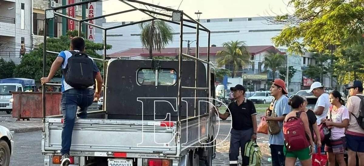 Transporte urbano se repliega y Santa Cruz de la Sierra queda sin micros este lunes
