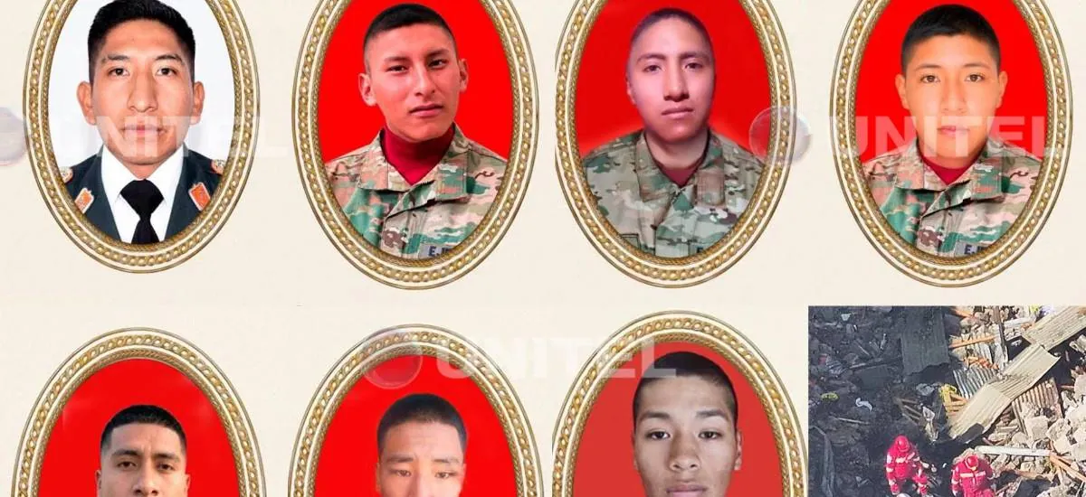 Un sargento y seis conscriptos: Esta es la nómina de las siete víctimas de las explosiones en Viacha
