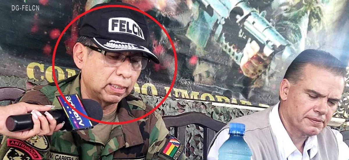 Gobierno confirma que se retiró de la Policía al exdirector de la Felcn vetado por EEUU y anuncia que será investigado