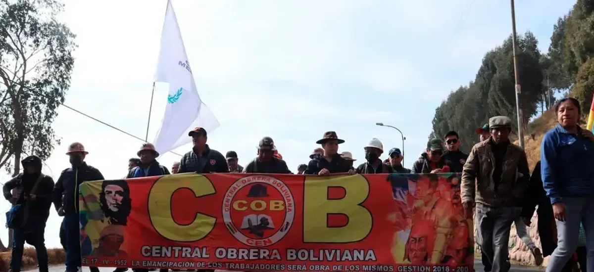 COB convoca a ampliado nacional por el diésel, advierte con movilizaciones y responsabiliza al Gobierno